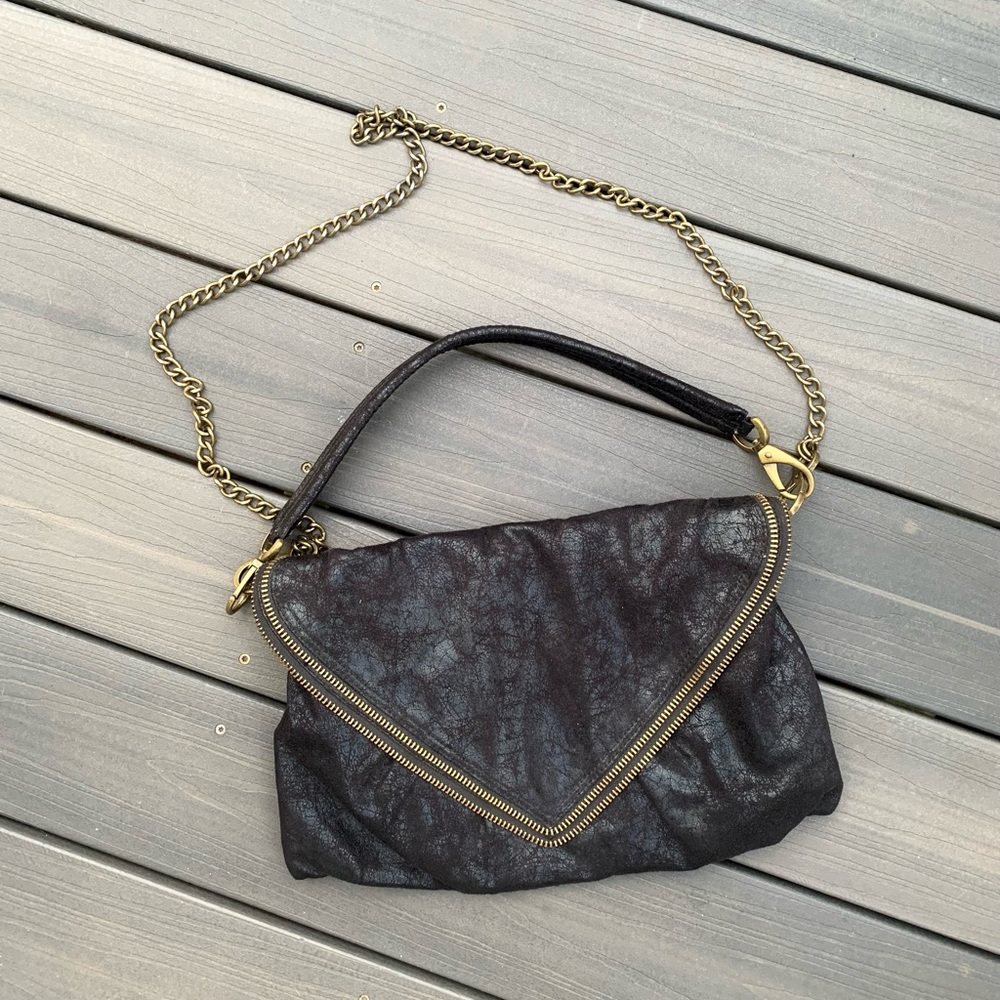 Matt & Nat Vegan Zipper Trim Envelope Bag/Clutch - Picture 2 of 7